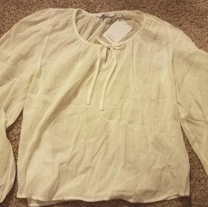 Balloon sleeve blouse